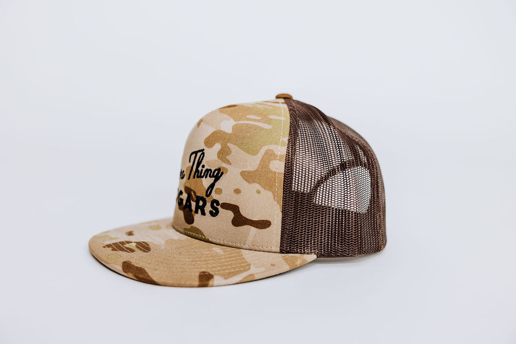 Adjustable Beige Camo with Black STC Logo