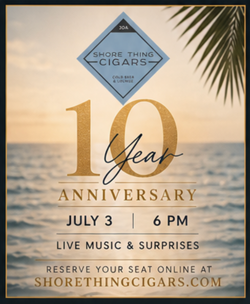 10 YEAR ANNIVERSARY PARTY RESERVATION