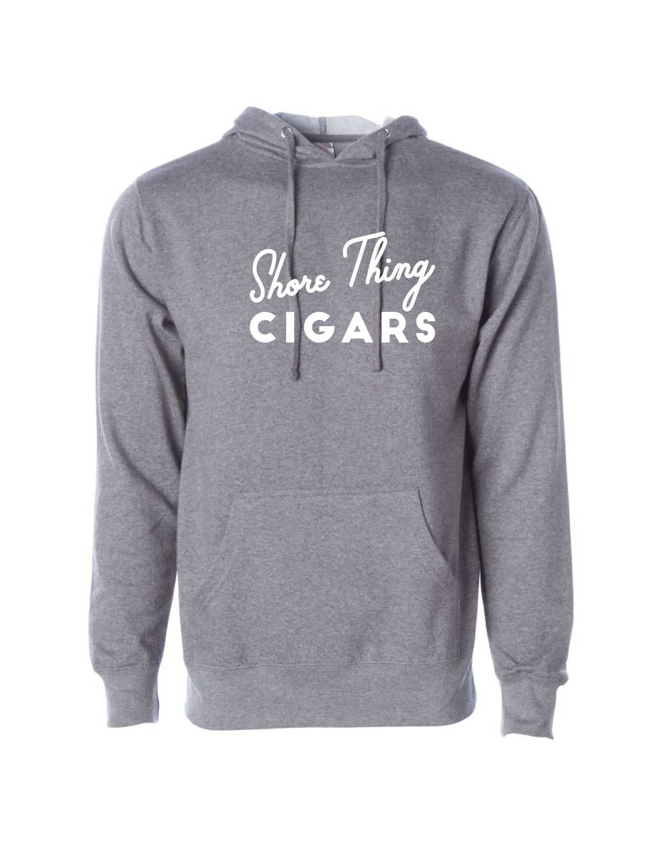 Preorder - Grey STC Hoodie - Shore Thing Cigars