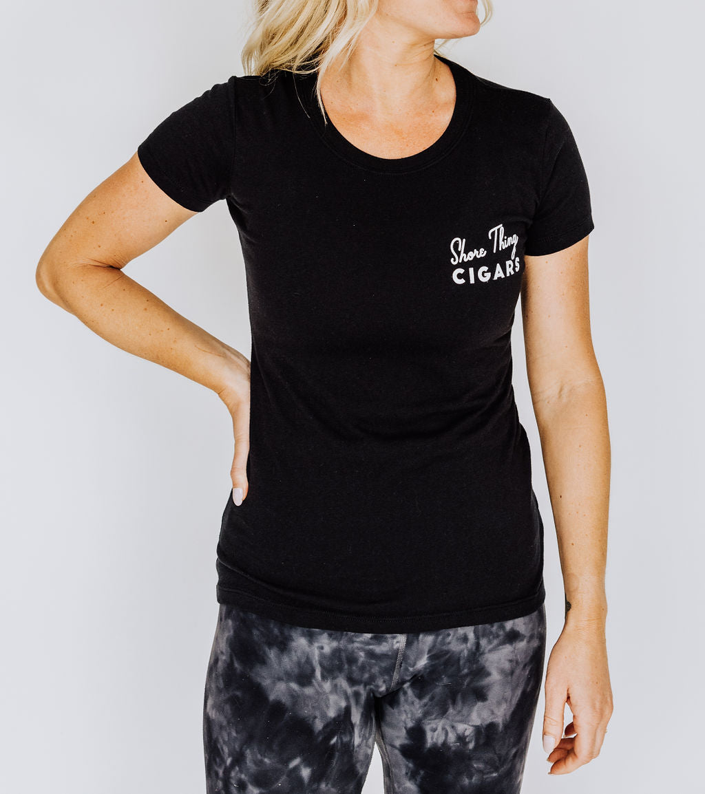 Black STC Fitted Tee