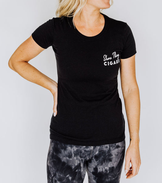 Black STC Fitted Tee