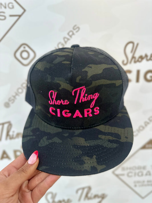 LIMITED EDITION- Pink & Camo trucker hat