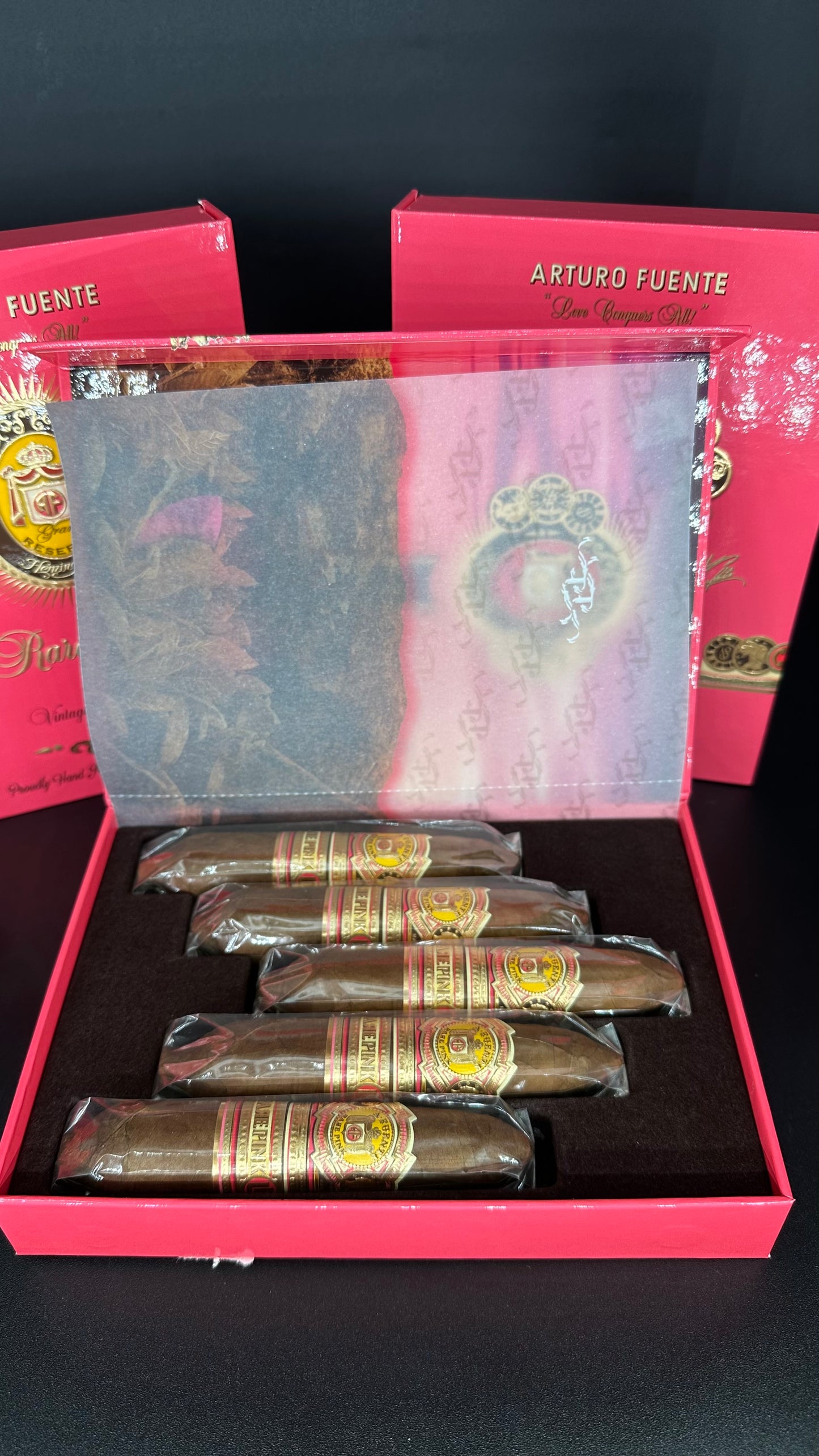 Rare Pink Arturo Fuente - Work Of Art 5 Pack