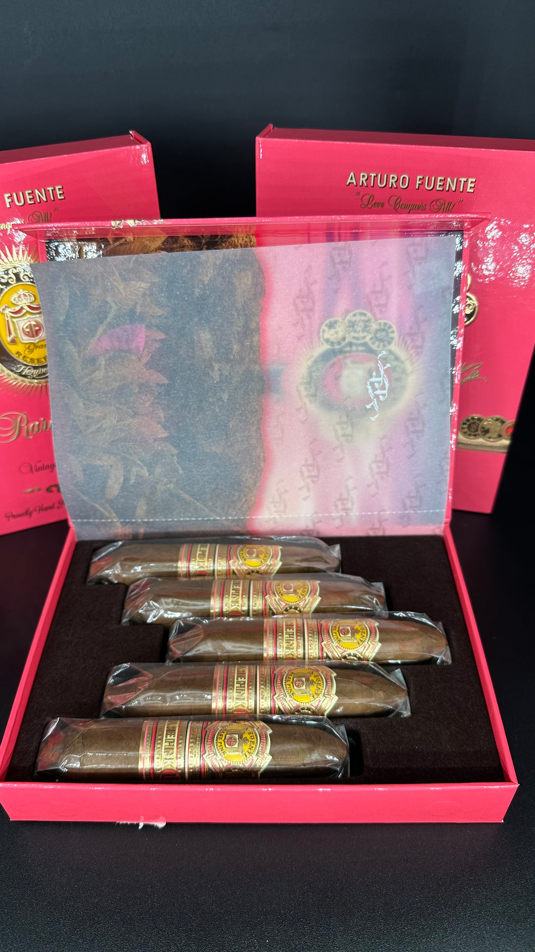 Rare Pink Arturo Fuente - Work Of Art 5 Pack