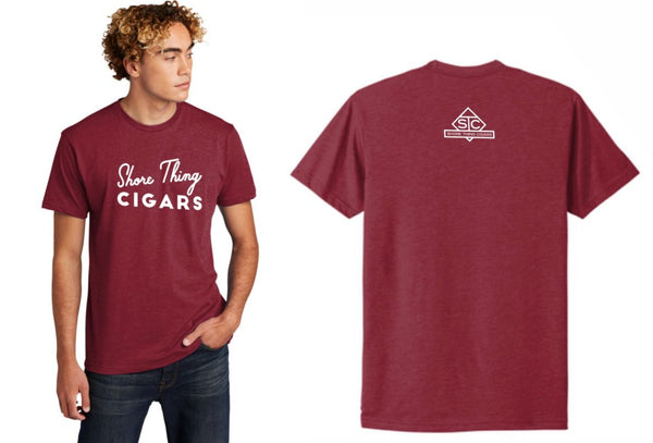 Heather Maroon Tee