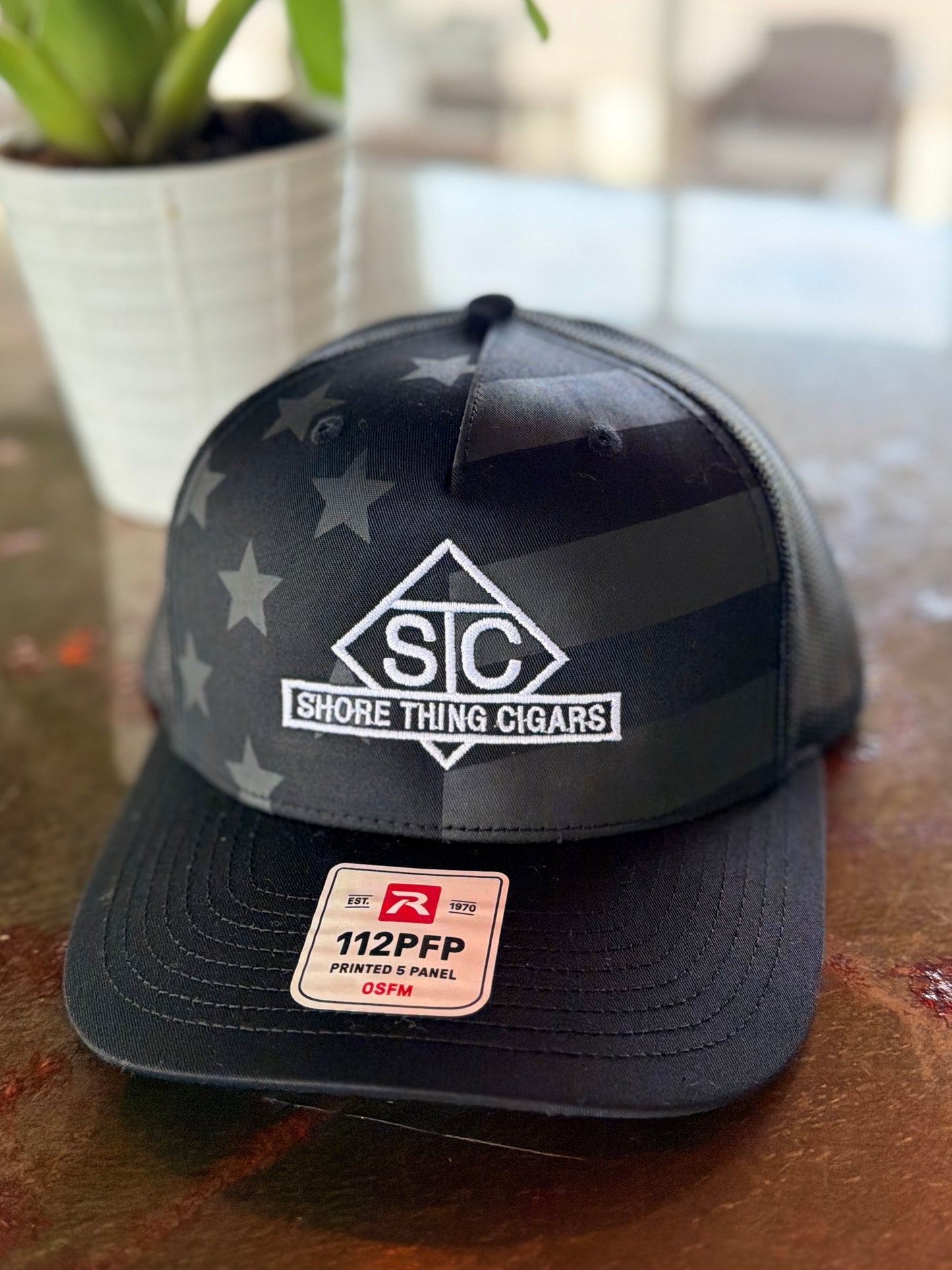 Black STC Hat Stars and Bars