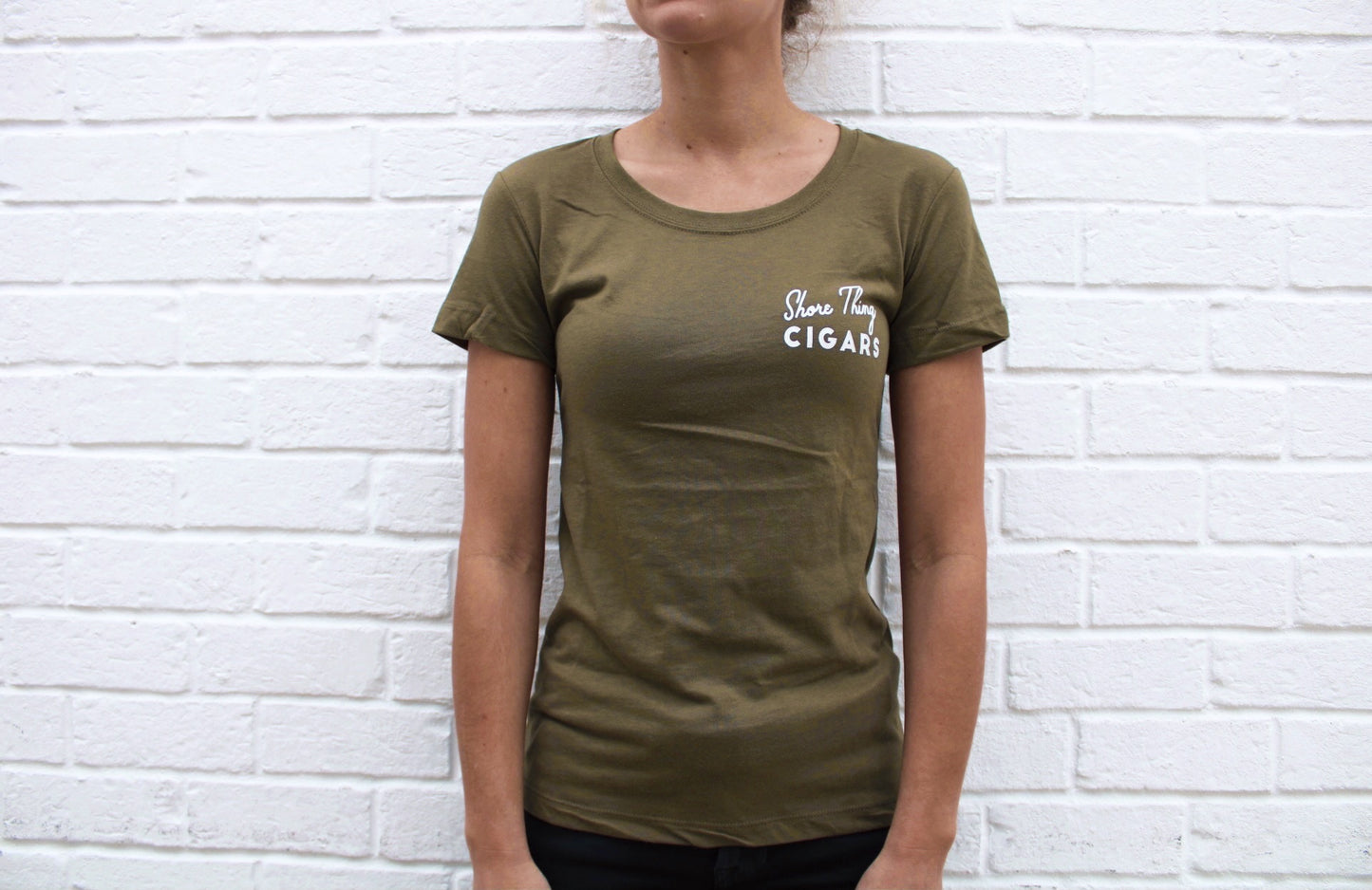 Green STC Fitted Tee