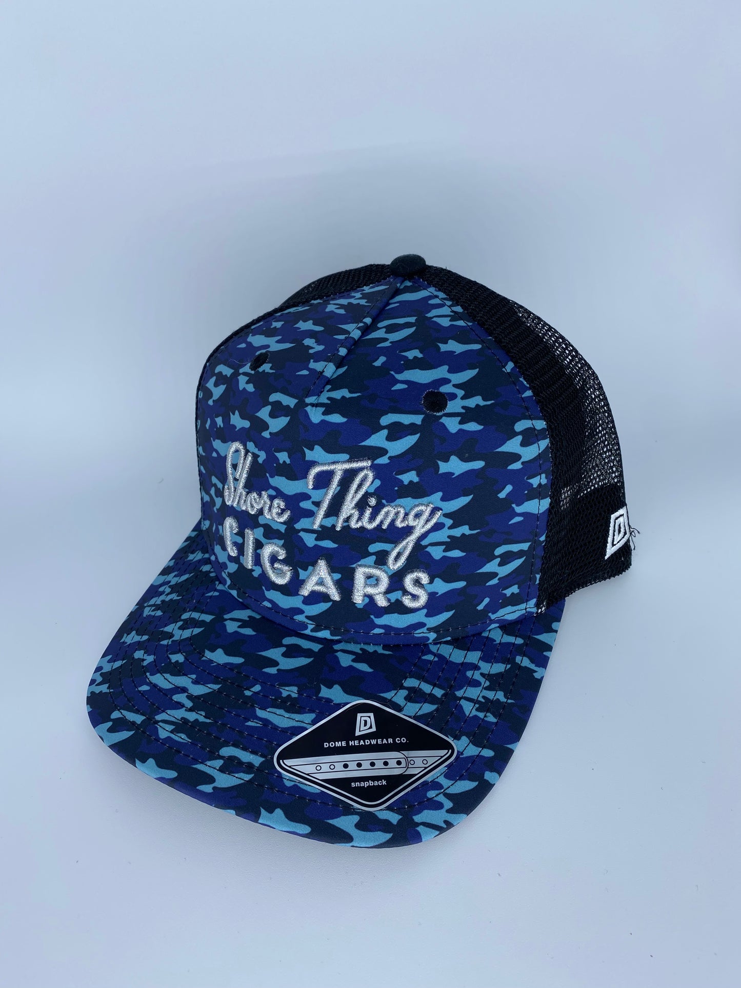 Blue Camo Hat - Shore Thing Cigars
