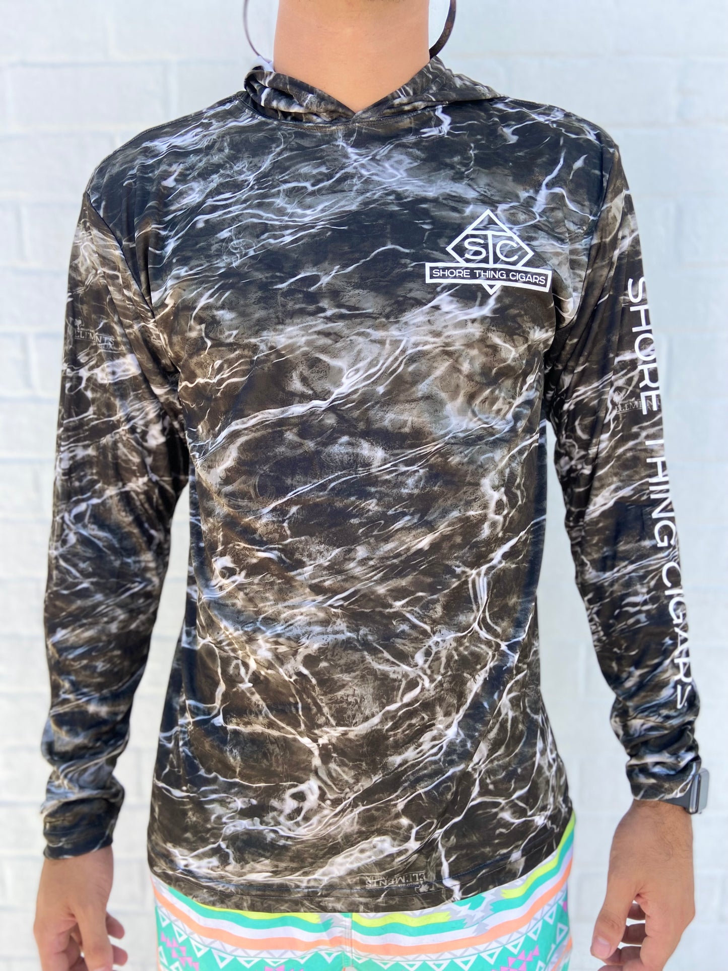 STC Long Sleeve Fishing Tee Black