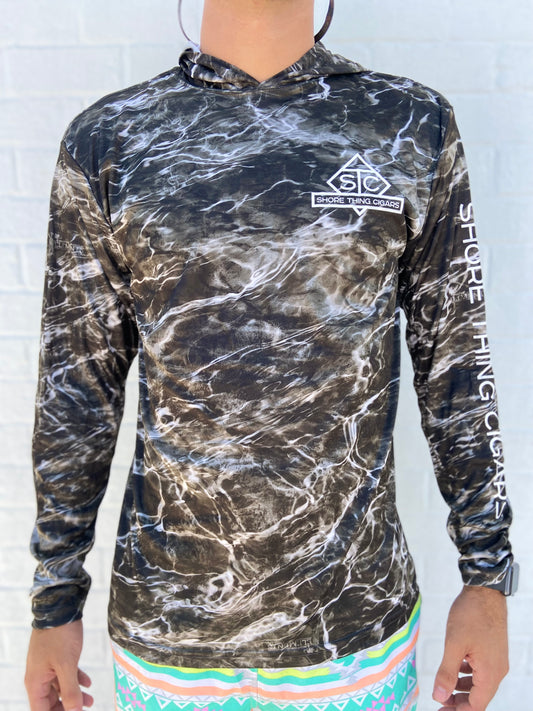 STC Long Sleeve Fishing Tee Black