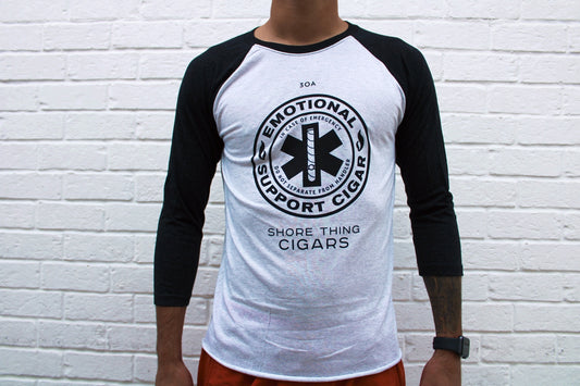 Emotional Support Cigar Baseball Shirt